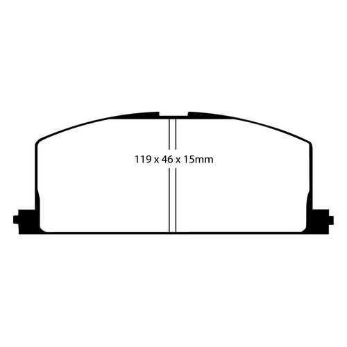 EBC Greenstuff передние тормозные колодки DP2453 EBC Greenstuff передние тормозные колодки DP2453