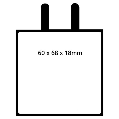 EBC Greenstuff передние тормозные колодки DP2543 EBC Greenstuff передние тормозные колодки DP2543