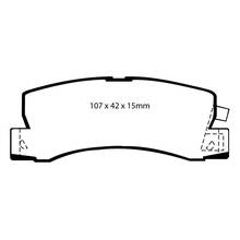 EBC Greenstuff задние тормозные колодки для Toyota Camry (v10/v20)/Celica (st16/st20)/Harrier