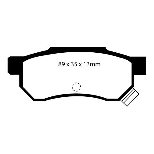 EBC Greenstuff задние колодки DP2642/2 EBC Greenstuff задние колодки DP2642/2