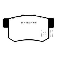 EBC Yellowstuff задние тормозные колодки для Honda Accord 7/Civic 6/CRV mk2/Element/Legend/Stream (под 260/282мм диск)