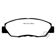 EBC Greenstuff передние тормозные колодки DP2812