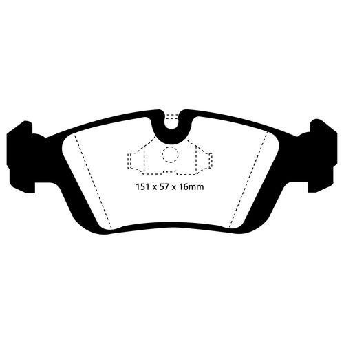 EBC Greenstuff передние тормозные колодки DP2914