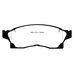 EBC Greenstuff передние тормозные колодки DP2936 EBC Greenstuff передние тормозные колодки DP2936