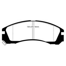 EBC Bluestuff Передние тормозные колодки для Mitsubishi FTO/Galant/Legnum VR4/Lancer Evolution 1-5