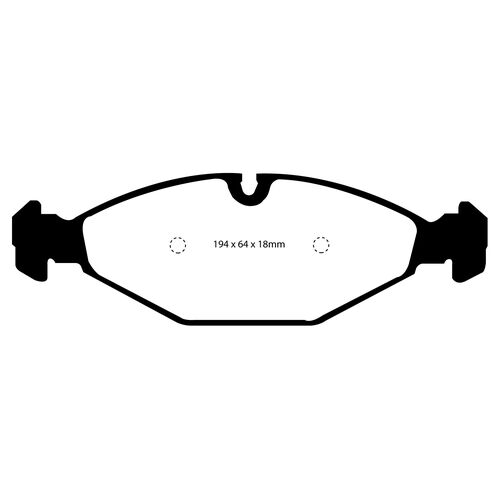 EBC Redstuff передние тормозные колодки DP31009C