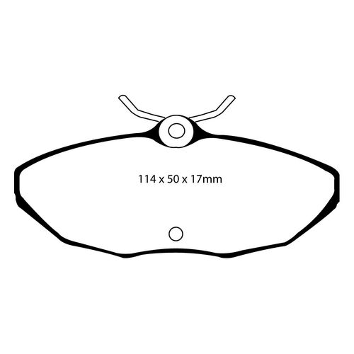 EBC Redstuff задние колодки DP31221C