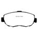 EBC Redstuff передние тормозные колодки DP31223C