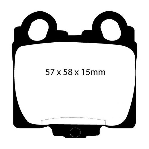 EBC Redstuff задние колодки DP31224C