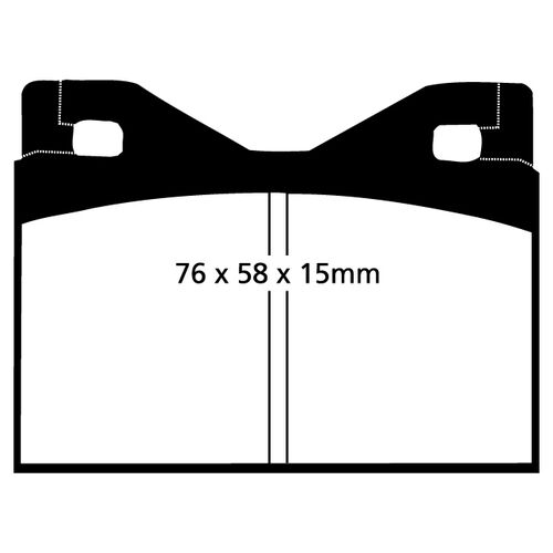 EBC Redstuff задние колодки DP3126C EBC Redstuff задние колодки DP3126C