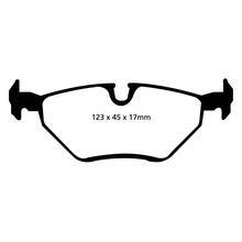 EBC Redstuff задние тормозные колодки для Bmw 316-328/Z3/Z4/MG ZT-T/Wiesmann MF 28 (E46/E85/E86)