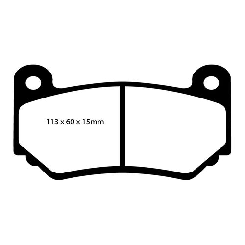 EBC Redstuff передние тормозные колодки Lotus Exige (mk2)/Elise (mk2-3)/Europa/CATERHAM 7 EBC Redstuff передние тормозные колодки Lotus Exige (mk2)/Elise (mk2-3)/Europa/CATERHAM 7