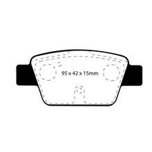 EBC Redstuff задние колодки DP31381C