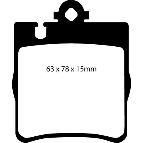 EBC Redstuff задние колодки DP31441C