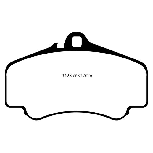 EBC Redstuff передние тормозные колодки DP31454C