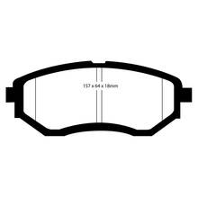 EBC Redstuff передние тормозные колодки для Subaru Legacy/Outback/Levorg/Forester/Tribeca (2010+) (под 316мм диск)