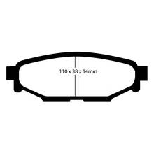 EBC Redstuff задние тормозные колодки для Subaru BRZ/Impreza/Forester/GT86 (2008+)