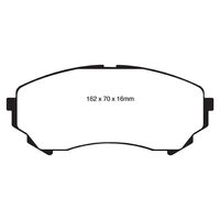 EBC Redstuff передние тормозные колодки DP31828C