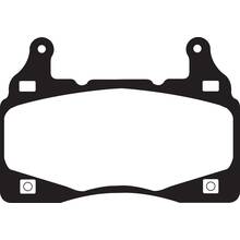 EBC Redstuff передние тормозные колодки для Chevrolet Camaro SS 6.2L (mk5) (под 355мм диск)