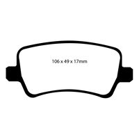 EBC Redstuff задние колодки DP31934C