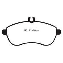 EBC Redstuff передние тормозные колодки для Mercedes C180-300/E200-250/SLK180-250 (W204/W212/C207/R172/R173)