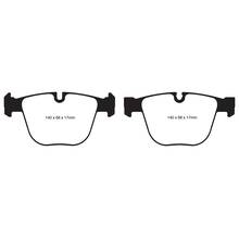 EBC Redstuff задние тормозные колодки для BMW 5/7-series/Alpina B7 (F07/F01/F02/F03/F04) (под 345/370мм диск)