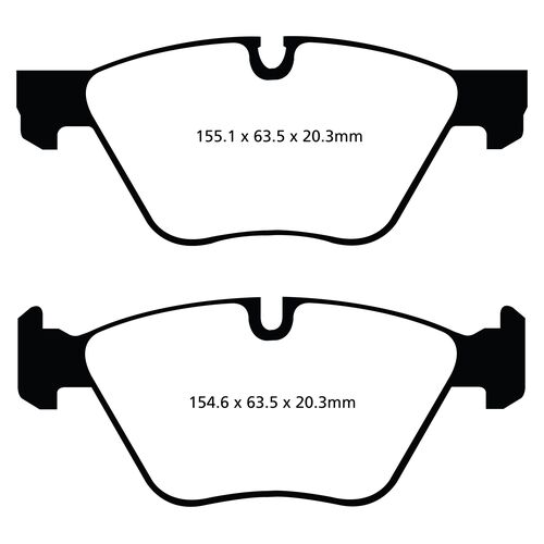 EBC Redstuff передние тормозные колодки для BMW 520/528 (F10/F11) (под 330мм диск) EBC Redstuff передние тормозные колодки для BMW 520/528 (F10/F11) (под 330мм диск)