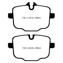 EBC Redstuff задние тормозные колодки для BMW M3/M4/M5/M6/5,6,7,8-ser/X3/X4/X6/X7 (G80/F10/F13/G30/G11/G12/G15/G01/G06/G07) (под 345/370/396мм диск)