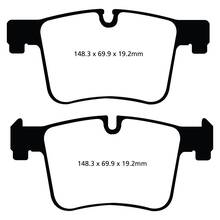 EBC Redstuff передние тормозные колодки DP32105C