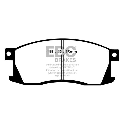 EBC Ultimax передние тормозные колодки DP344