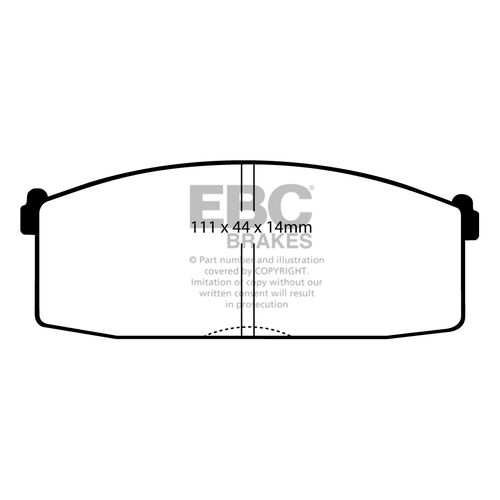 EBC Ultimax передние тормозные колодки DP365