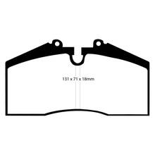 EBC Redstuff передние тормозные колодки DP3767C