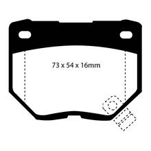 EBC Bluestuff задние тормозные колодки для Subaru Impreza WRX/Nissan Skyline/300ZX (Sumitomo)