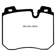 EBC Redstuff передние тормозные колодки DP3886C