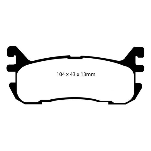 EBC Ultimax задние тормозные колодки для Mazda MX5 (NA/NB) (94-05)