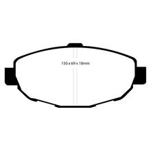 EBC Yellowstuff передние тормозные колодки DP41007R