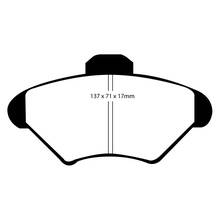 EBC Yellowstuff передние тормозные колодки DP41143R