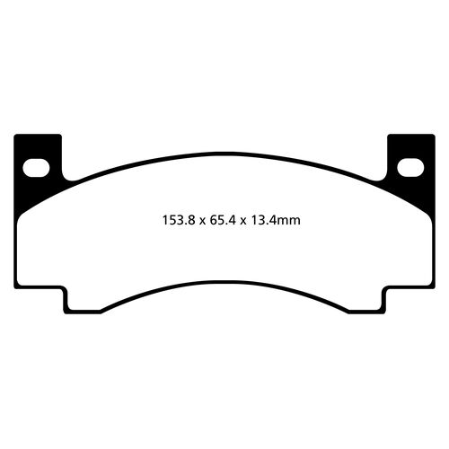 EBC Yellowstuff передние тормозные колодки DP41176R EBC Yellowstuff передние тормозные колодки DP41176R
