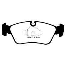 EBC Yellowstuff передние тормозные колодки для BMW 3-ser/Z3/Z4 (E46/E85) (под 286/300мм диск)