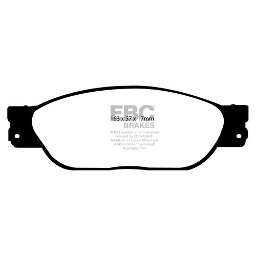 EBC Yellowstuff передние тормозные колодки для Jaguar S-type/XJ6/XJ8/Lincoln LS (99-06) (под 300мм диск) EBC Yellowstuff передние тормозные колодки для Jaguar S-type/XJ6/XJ8/Lincoln LS (99-06) (под 300мм диск)