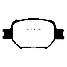 EBC Yellowstuff передние тормозные колодки для Toyota Celica ZT231/Verossa/Altezza (GXE10)/Will