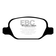 EBC Yellowstuff задние тормозные колодки DP41338R