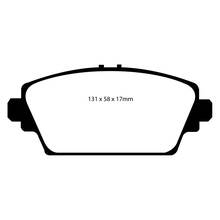 EBC Yellowstuff передние тормозные колодки DP41339R