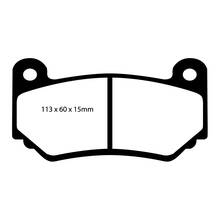 EBC Yellowstuff передние тормозные колодки Lotus Exige (mk2)/Elise (mk2-3)/Europa/CATERHAM 7
