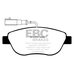 EBC Yellowstuff передние тормозные колодки DP41383R