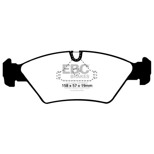EBC Ultimax передние тормозные колодки DP414 EBC Ultimax передние тормозные колодки DP414