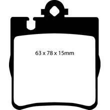 EBC Yellowstuff задние тормозные колодки DP41441R