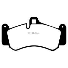 EBC Yellowstuff передние тормозные колодки для Porsche 911 (997) Turbo/GT3/ (996) GT2/GT3