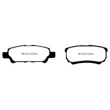 EBC Yellowstuff задние тормозные колодки для Mitsubishi Outlander/Lancer/Dodge Caliber/Jeep Compass (MK) (под 262мм диск)