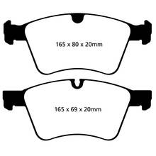 EBC Yellowstuff передние тормозные колодки для Mercedes ML500/GL350-500/R500 (w164/x164/w251) (под 373мм диск)